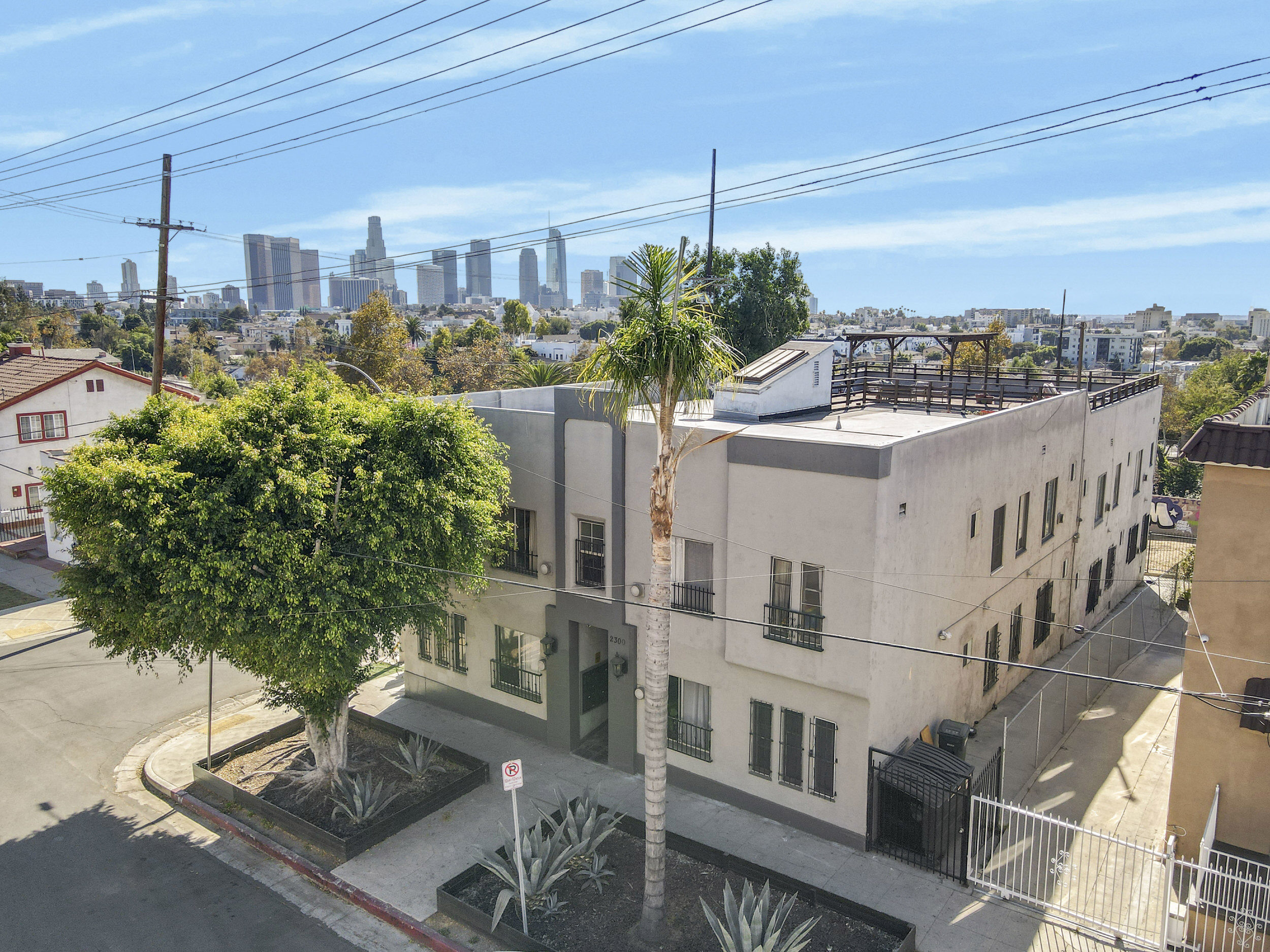 2300 Bellevue Ave, Los Angeles, CA - Aerial